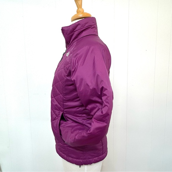 The North Face Redpoint Primaloft Zip Stowable Quilted Puffer Jacket Purple XS - Picture 3 of 11